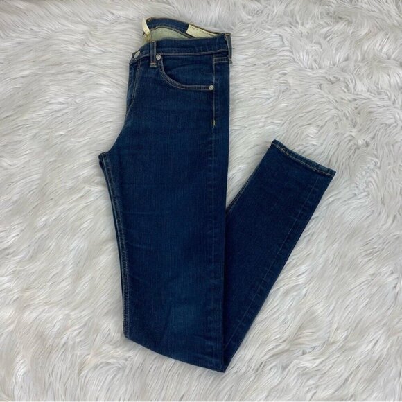 Rag & Bone Women's Blue‎ Clean Indigo Mid-Rise Skinny Denim Luxury Jeans W28/L30 - Picture 2 of 11